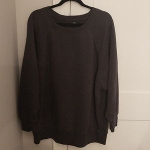 Dark gray crew sweater